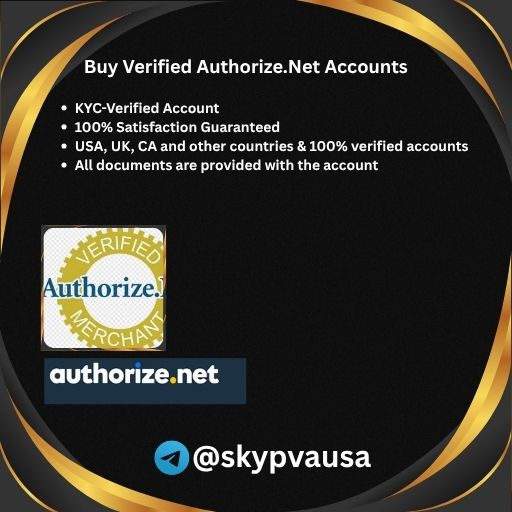 Buy Verified Authorize.Net Accounts