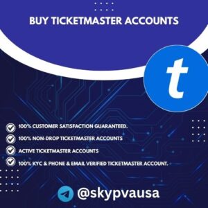 Buy Ticketmaster Accounts