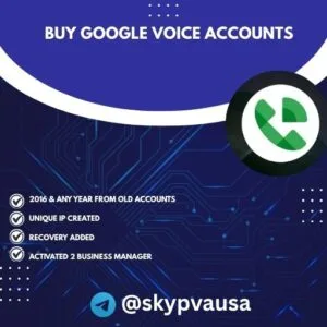 Buy Google Voice Accounts