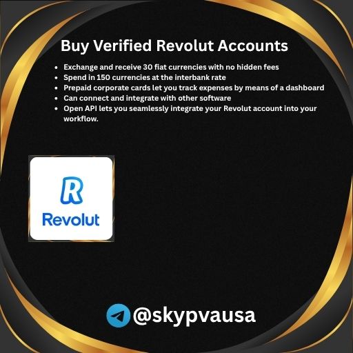 Buy Verified Revolut Accounts