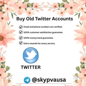 Buy Old Twitter Accounts