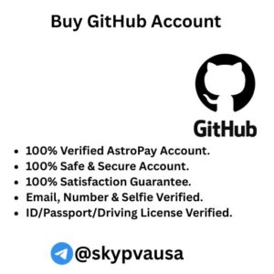 Buy USA GitHub Accounts
