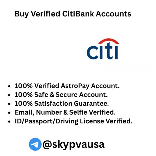 Buy Verified CitiBank Accounts