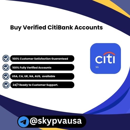 Buy Verified CitiBank Accounts