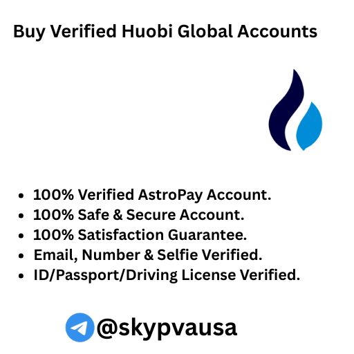 Buy Verified Huobi Global Accounts