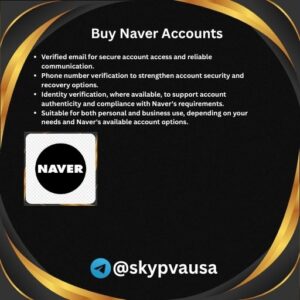 Buy Naver Accounts